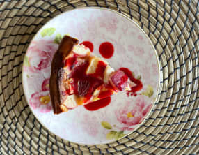 Clafoutis de pêches à la cardamome