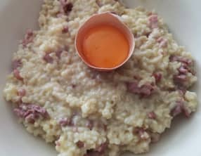 Boulgour façon carbonara