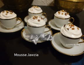 Mousse nougat aux noix