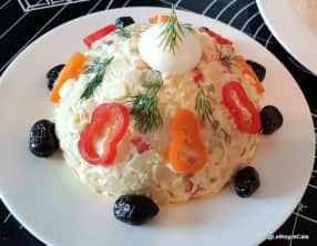 Salade Olivier végétarienne