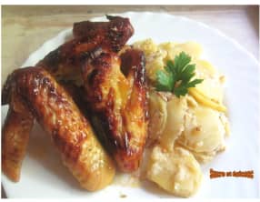 Ailes de poulet à la bière et à la moutarde