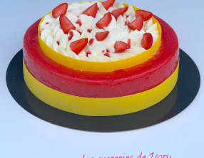 Entremets glacé fraicheur acidulée