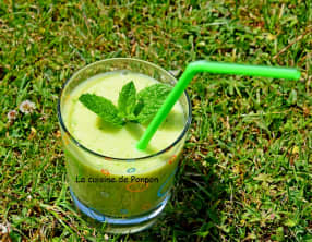 Gaspacho au melon vert, vegan