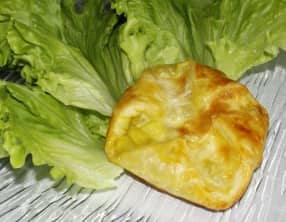 Paniers feuilletés à la courgette