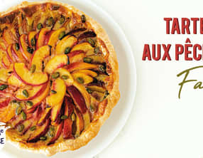 Tarte aux pêches