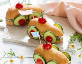 Voiture sandwich pour les enfants