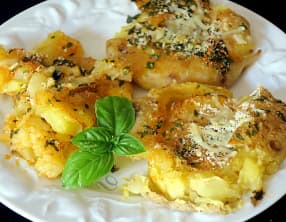 Ecrasé de pommes de terre au parmesan