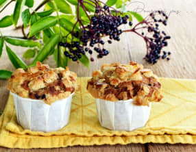 Muffins aux baies de sureau noir