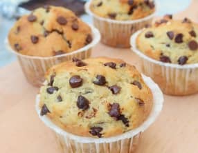 Muffins aux pépites de chocolat