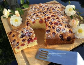 Bublanina aux framboises