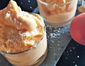 Glace rapide abricots-coco 