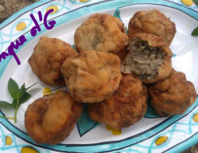 Polpettine d'aubergines à la sicilienne