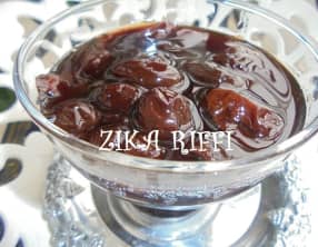 Confiture de raisins verts et rouges