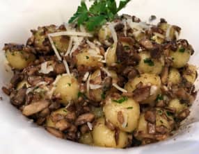 Gnocchis aux champis