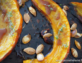 Tranches de potiron au four