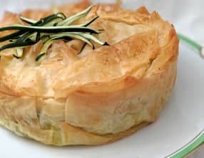 Tourte Filo Courgettes et Pois Chiche