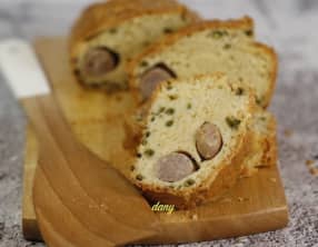 Cake saucisses haricots verts