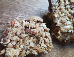 Barre de céréales au sirop d'érable et chocolat