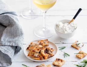 Crackers aux tomate séchées et au romarin