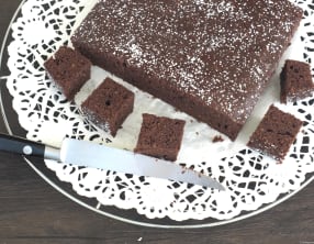 Gâteau au chocolat à la courgette et huile d'olive
