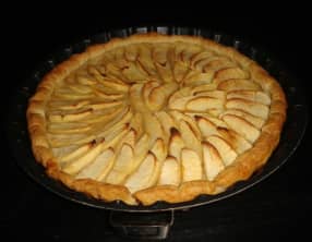 Tarte aux pommes express