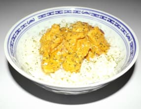 Escalope de poulet Tandoori au lait de coco