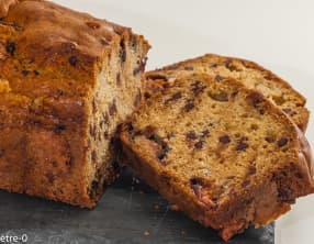 Gâteau du matin figues, amandes et chocolat
