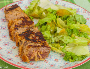 Brochettes de bœuf, sauce arachide