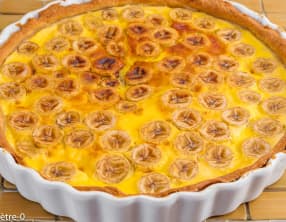 Tarte à la banane à la congolaise