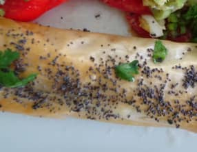 Saucisse de Strasbourg en pâte filo