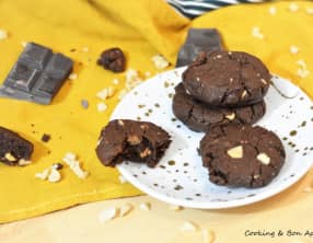 Cookies double chocolat et beurre de cacahuète