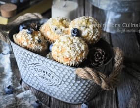 Muffins aux myrtilles ultra moelleux