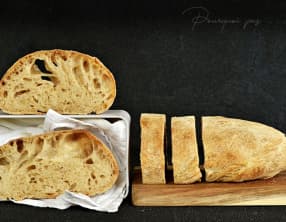 Ciabatta au levain