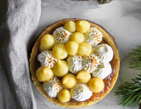 Tartelettes meringuée citron noisette