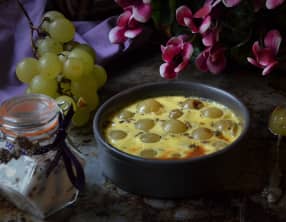Gratins d'automne au raisin et sucre à la lavande