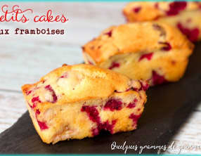 Petits cakes aux framboises