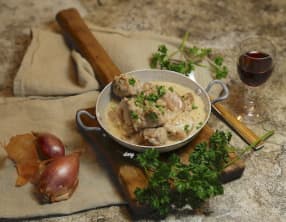 Émincé de filet mignon aux échalotes et au porto