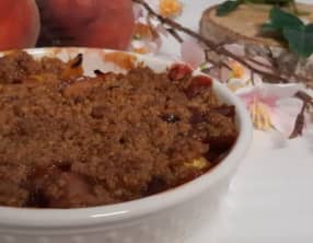 Crumble aux Fruits Jaunes