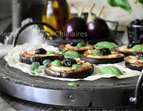 Aubergines façon pizza