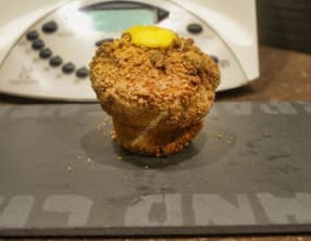 Muffin à la crème de citron au thermomix, préparé en 15 minutes.