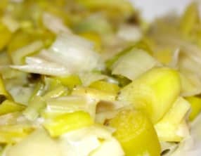 Fondue de poireaux au Cookeo