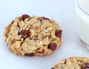 Cookies à l'avoine, au chocolat et aux noisettes