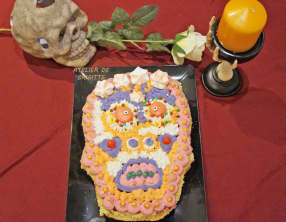 Dead Skull Cake Framboises et Vanille