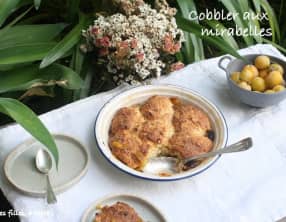 Cobbler aux mirabelles