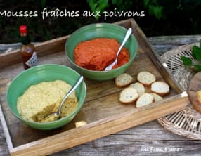 Mousses fraîches aux poivrons