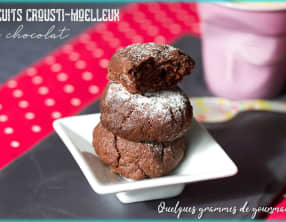 Biscuits crousti-moelleux au chocolat
