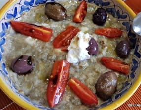 Caviar de melanzane  à la burrata