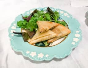 Samosas aux poireaux