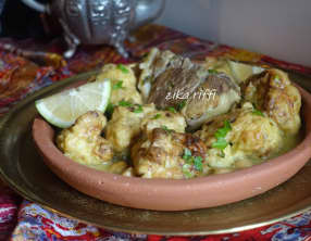 Beignets de chou fleur sauce blanche