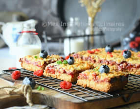 Crumble aux framboises